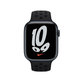 FixPremium - Silikonový Sportovní Řemínek pro Apple Watch (42, 44, 45 a 49mm), černá