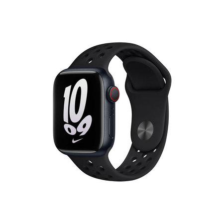 FixPremium - Silikonový Sportovní Řemínek pro Apple Watch (38, 40 a 41mm), černá