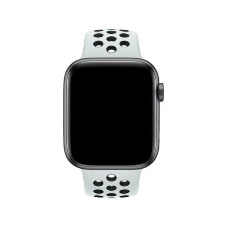 FixPremium - Silikonový Sportovní Řemínek pro Apple Watch (38, 40 a 41mm), bílá