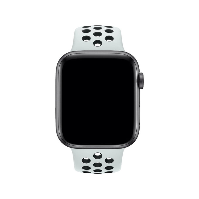 FixPremium - Silikonový Sportovní Řemínek pro Apple Watch (38, 40 a 41mm), bílá