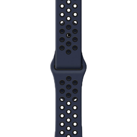 FixPremium - Silikonový Sportovní Řemínek pro Apple Watch (42, 44, 45 a 49mm), modrá