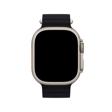 FixPremium - Řemínek Ocean Loop pro Apple Watch (42, 44, 45 a 49mm), černá