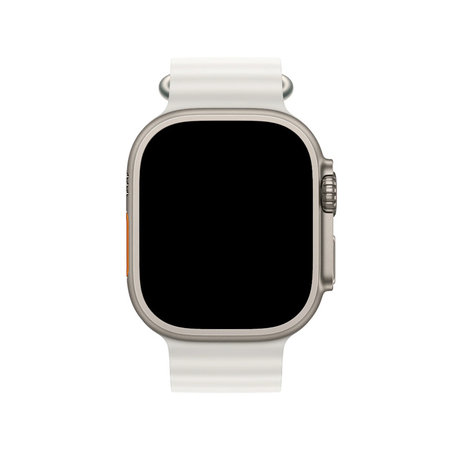 FixPremium - Řemínek Ocean Loop pro Apple Watch (42, 44, 45 a 49mm), bílá