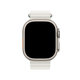 FixPremium - Řemínek Ocean Loop pro Apple Watch (42, 44, 45 a 49mm), bílá
