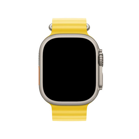FixPremium - Řemínek Ocean Loop pro Apple Watch (38, 40 a 41mm), žlutá