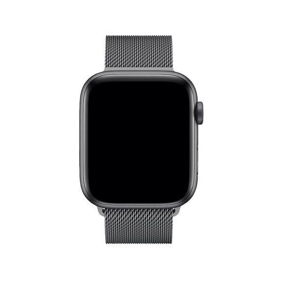 FixPremium - Řemínek Milanese Loop pro Apple Watch (42, 44, 45 a 49mm), graphite