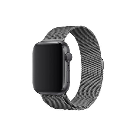 FixPremium - Řemínek Milanese Loop pro Apple Watch (42, 44, 45 a 49mm), graphite