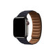 FixPremium - Řemínek Leather Loop TPU pro Apple Watch (38, 40 a 41mm), černá