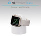 FixPremium - Silikónový Stojan pro Apple Watch, bílá