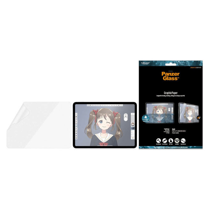 Ochranná fólie GraphicPaper Case Friendly AB pro iPad Pro 11''/Air 10,9'', Čirá, PanzerGlass