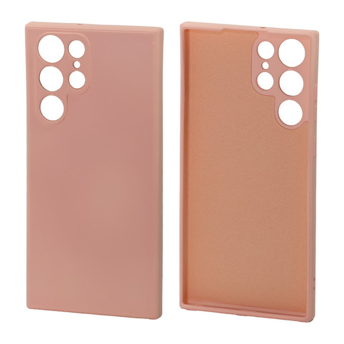 FixPremium - Puzdro Rubber pro Samsung Galaxy S22 Ultra, oranžová