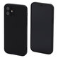 FixPremium - Puzdro Rubber pro iPhone 12 mini, černá