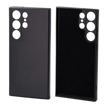 FixPremium - Puzdro Rubber pro Samsung Galaxy S23 Ultra, černá