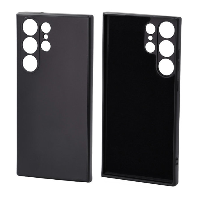 FixPremium - Puzdro Rubber pro Samsung Galaxy S23 Ultra, černá