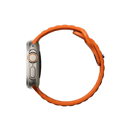 FixPremium - Řemínek Sport Silicone pro Apple Watch (38, 40 a 41mm), oranžová