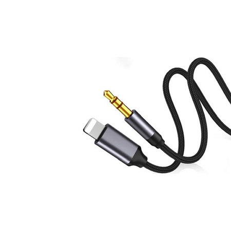 FixPremium - Lightning / Jack 3.5mm Kabel (1m), černá