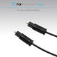 FixPremium - Audio Optický Kabel (1m), černá