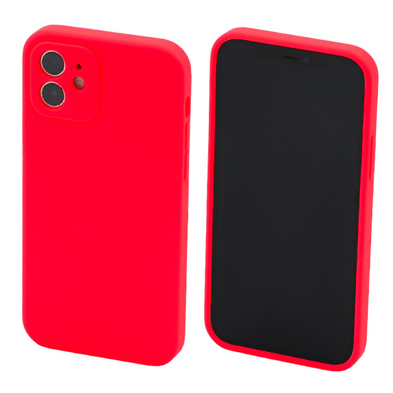FixPremium - Silikónové Pouzdro pro iPhone 11, červená