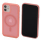 FixPremium - Pouzdro Clear s MagSafe pro iPhone 12 a 12 Pro, peach pink
