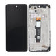 Motorola Moto E32s - LCD Displej + Dotykové Sklo + Rám (Slate Grey) TFT