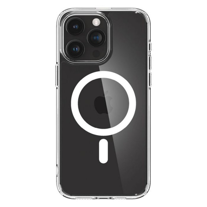 Spigen - Pouzdro Ultra Hybrid s MagSafe pro iPhone 15 Pro, bílá