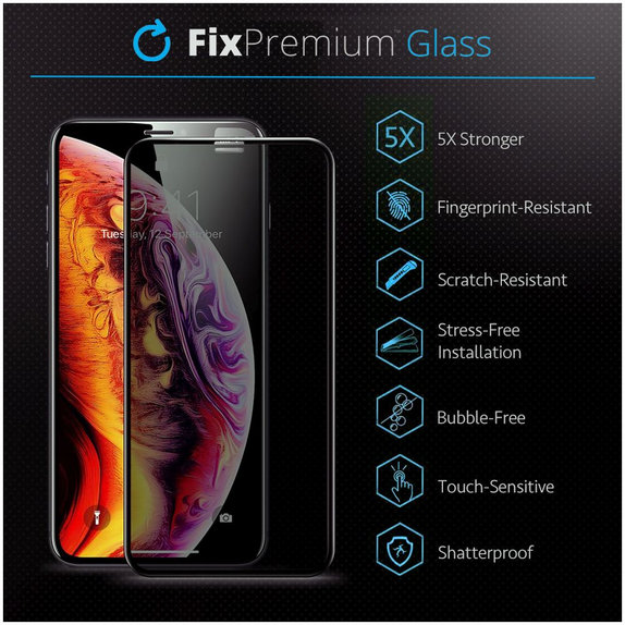FixPremium Privacy Anti-Spy Glass - Tvrzené Sklo pro iPhone 15