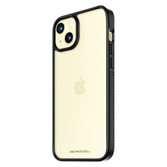Pouzdro ClearCase D3O pro iPhone 15 Plus, Černá, PanzerGlass