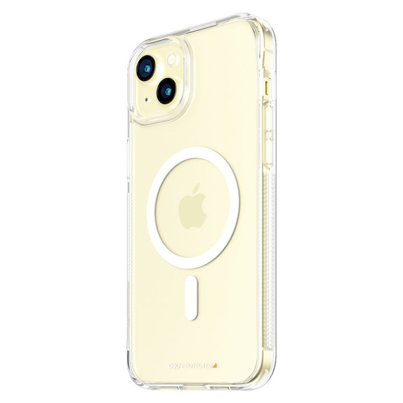 Pouzdro HardCase D3O s MagSAFE by PanzerGlass pro iPhone 15 Plus, Transparentní, PanzerGlass