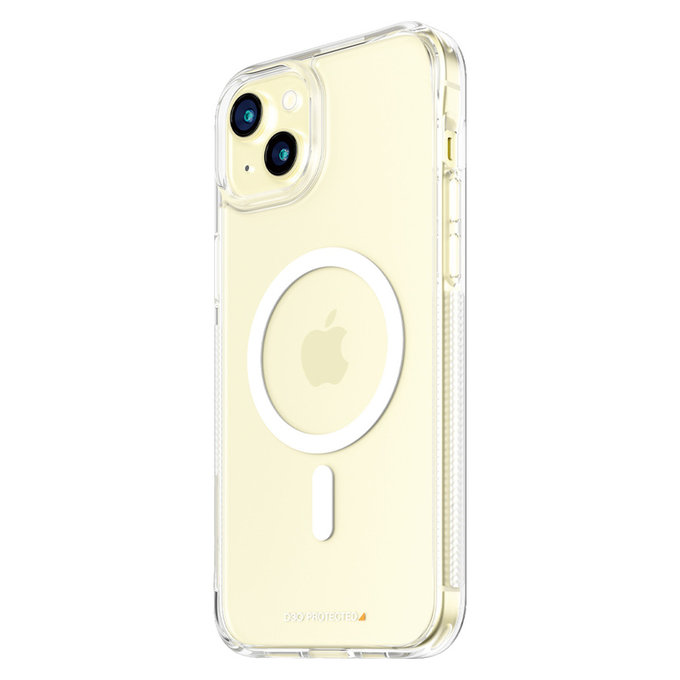 Pouzdro HardCase D3O s MagSAFE by PanzerGlass pro iPhone 15 Plus, Transparentní, PanzerGlass