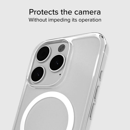 SBS - Puzdro Light Mag s MagSafe pro iPhone 15 Pro, transparentní