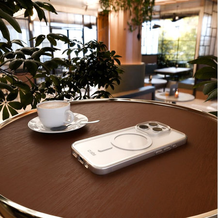 SBS - Puzdro Light Mag s MagSafe pro iPhone 15 Pro, transparentní