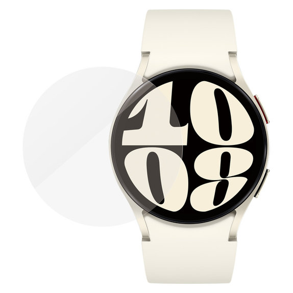 Tvrzené sklo Flat Glass AB pro Samsung Galaxy Watch6 44 mm, Čirá, PanzerGlass