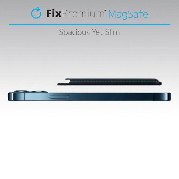 FixPremium - MagSafe Peněženka, zelená