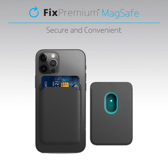FixPremium - MagSafe Peněženka, zelená
