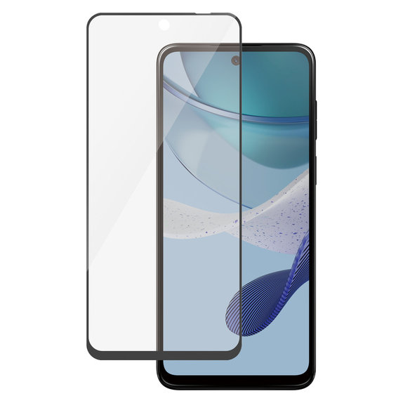 Tvrzené sklo UWF pro Motorola Moto G13/G23/G53 5G, Černá, PanzerGlass