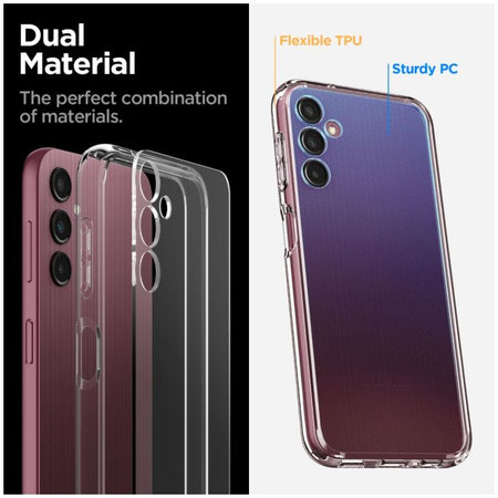 Spigen - Pouzdro Liquid Air pro Samsung Galaxy A14 5G, crystal clear