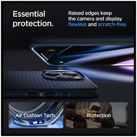 Spigen - Pouzdro Mag Armor s MagSafe pro iPhone 15 Pro Max, Navy Blue