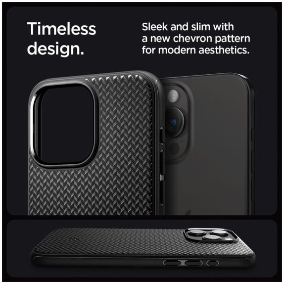 Spigen - Pouzdro Mag Armor s MagSafe pro iPhone 15 Pro, matte black