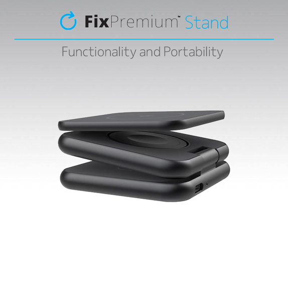 FixPremium - Skládací Stojan s MagSafe, černá