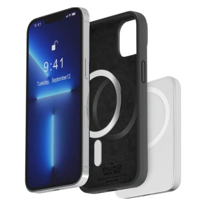 PURO - Pouzdro ICON MAG s MagSafe pro iPhone 14 Pro, černá