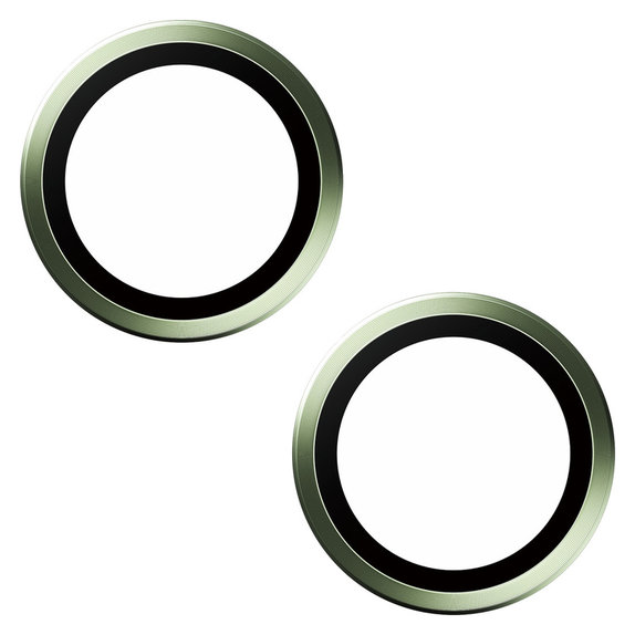 Ochranný kryt objektivu Hoops pro iPhone 15/15 Plus, Zelená, PanzerGlass