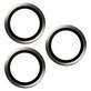 Ochranný kryt objektivu Hoops pro iPhone 15 Pro/15 Pro Max, Natural Metal, PanzerGlass