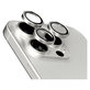 Ochranný kryt objektivu Hoops pro iPhone 15 Pro/15 Pro Max, White Titanium, PanzerGlass