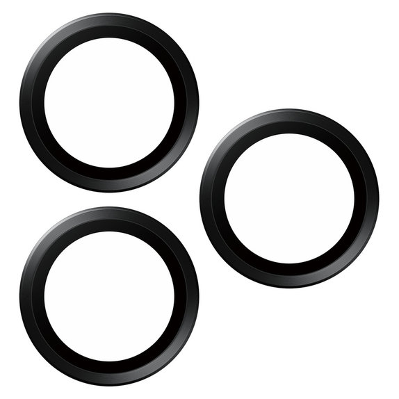 Ochranný kryt objektivu Hoops pro iPhone 15 Pro/15 Pro Max, Black Titanium, PanzerGlass