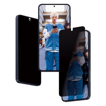 PanzerGlass - Tvrzené sklo Re:Fresh UWF Privacy s aplikátorem pro Samsung Galaxy S24, černá
