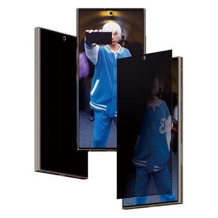 PanzerGlass - Tvrzené sklo Re:Fresh UWF Privacy s aplikátorem pro Samsung Galaxy S24 Ultra, černá