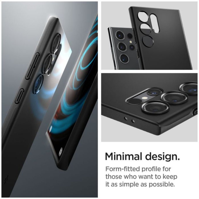 Spigen - Pouzdro Thin Fit pro Samsung Galaxy S24 Ultra, černá