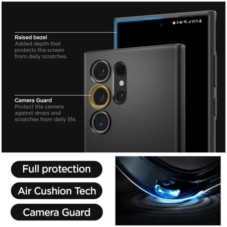 Spigen - Pouzdro Thin Fit pro Samsung Galaxy S24 Ultra, černá