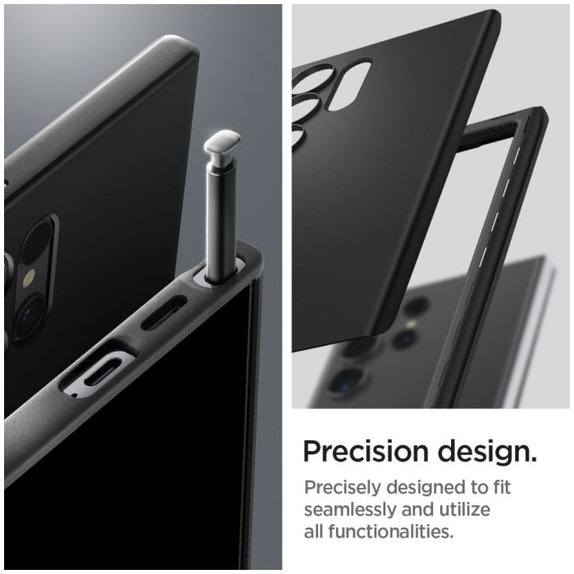 Spigen - Pouzdro Thin Fit pro Samsung Galaxy S24 Ultra, černá