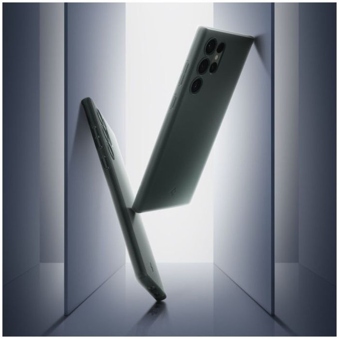 Spigen - Pouzdro Thin Fit pro Samsung Galaxy S24 Ultra, Abyss Green